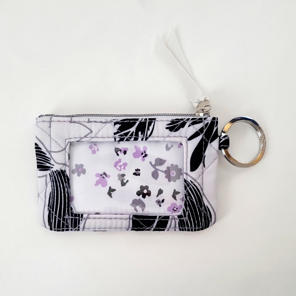 Vera Bradley Key and Card Holder ~ Twilight Garden in Performance Twill